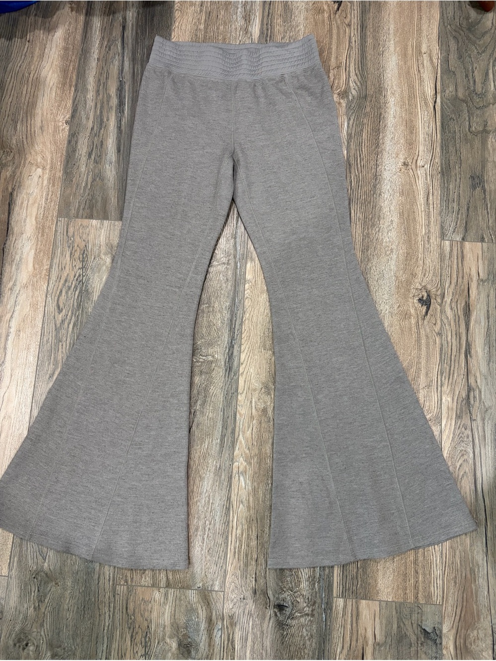 FP Movement by Free People Gray Flared Knit Pants